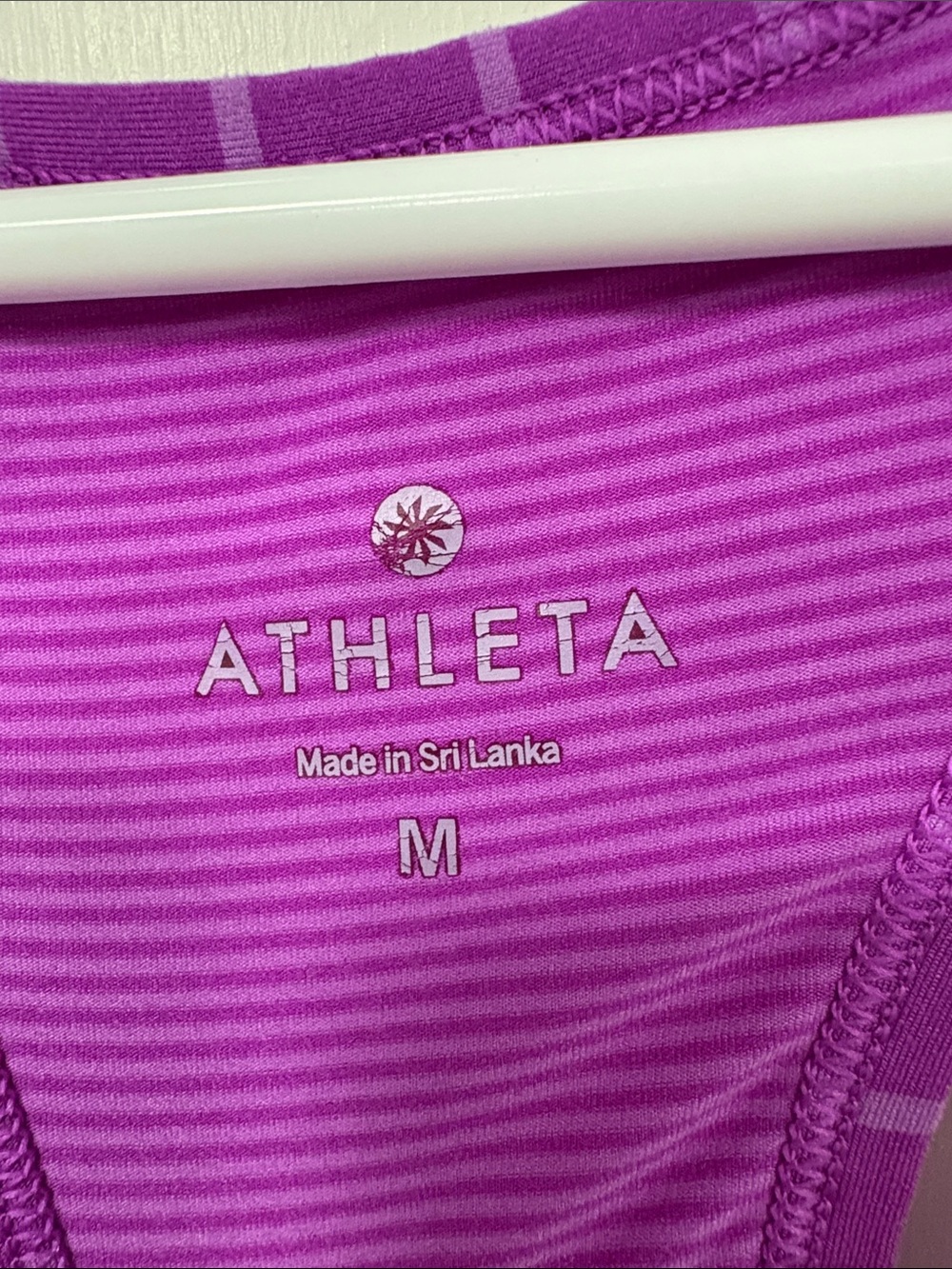 Athleta Magenta-Striped Racerback Tank - Picture 2 of 7